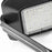 Pack lampadaire filaire complet 4 mètres : Lampe filaire - Série OVALI ALEN - 50 Watts - 5000k + Mât STANDARD V4 ECO 4 mètres NOIR avec trappe - Entraxe latéral des trous 160mm