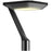 Pack lampadaire filaire complet 4 mètres : Lampe filaire - Série OVALI ALEN - 50 Watts - 5000k + Mât STANDARD V4 ECO 4 mètres NOIR avec trappe - Entraxe latéral des trous 160mm