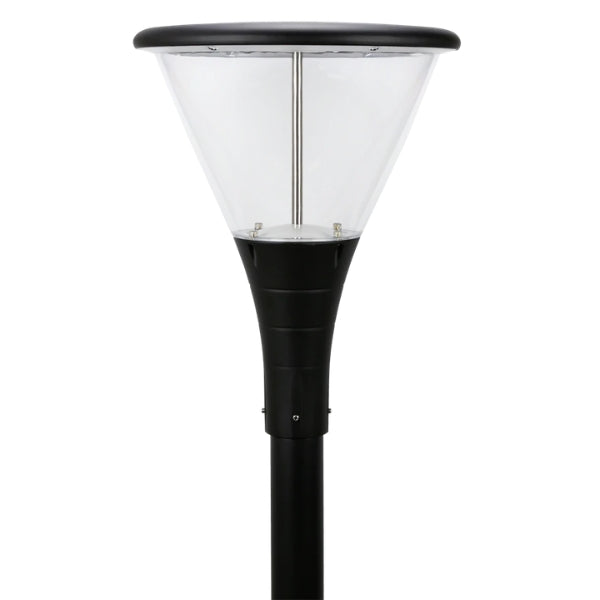Lampe de jardin et parking filaire - Série OVALI GARDEN - 4000k - 30 Watts - 4500 Lumens - 150 Lumens/watt - IK08 - IP66 - 100° ajustable - 57 x 45 cm - Tube d’insertion 60mm - Garantie 5 ans