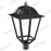 Pack de 2x Lampes de jardin filaires - Série OVALI RETRO - 40 Watts - 5600 Lumens - 140 Lumens/Watt - IK08 - IP65 - 120° – 4000k - Transformateur SOSEN - Tube d’insertion 80 mm - 70 x 40 x 40 cm - Avec couvercle anti-éblouissement -  Garantie 5 ans