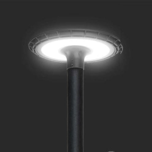 Lampe jardin / Parking - Filaire - Série OVALI ZAK - 60 Watts - 6000 Lumens - 100 Lumens/watt - Angle 110° - IP65 - 380 x 44 mm - 5000K - Structure en ALUMINIUM - Tube d’insertion 60mm - Garantie 5 ans