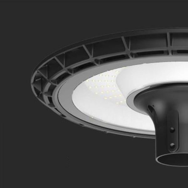 Lampe jardin / Parking - Filaire - Série OVALI ZAK - 60 Watts - 6000 Lumens - 100 Lumens/watt - Angle 110° - IP65 - 380 x 44 mm - 5000K - Structure en ALUMINIUM - Tube d’insertion 60mm - Garantie 5 ans