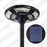 Lampe solaire pour extérieur - Série OVNI BASIC V2 - Rendu lumineux 150W - 950 Lumens - Angle 360° - IP65 - 55 x 15 cm - Tube d'insertion 60 / 76mm - Avec télécommande - Avec détecteur de mouvement - Avec capteur crépusculaire - 6000k