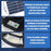 Pack de 4x Lampes solaires pour extérieur - Série OVNI BASIC V2 - Rendu lumineux 150W - 950 Lumens - Angle 360° - IP65 - 55 x 15 cm - Tube d'insertion 60 / 76mm - Avec télécommande - Avec détecteur de mouvement - Avec capteur crépusculaire - 6000k