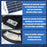 Pack de 2x Lampes solaires pour extérieur - Série OVNI BASIC V2 - Rendu lumineux 150W - 950 Lumens - Angle 360° - IP65 - 55 x 15 cm - Tube d'insertion 60 / 76mm - Avec télécommande - Avec détecteur de mouvement - Avec capteur crépusculaire - 6000k