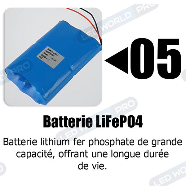 Lampe solaire pour extérieur - Série OVNI CRYSTAL V2 -  300 Watts - 1900 Lumens - Angle 360° - IP65 - Lampe 55 x 55 cm - Panneau polycristallin 42 x 35 cm - Tube d'insertion 60/76 mm - Détecteur de mouvement - Capteur crépusculaire - Télécommande - 6000k