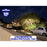 Pack lampadaire solaire complet 3/4/5/6 mètres au choix : Lampe solaire Série OVNI HERCULE + Mât EVO - Entraxe des trous 200mm - Noir