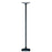 Lampe de jardin et parking solaire - Série OVNI MOBILE - CCT (Couleur Changeante en Température) - 500 Watts - 1800 Lumens - IP65 - Angle 120° - Lampe 45 x 11 cm -  Capteur de mouvement - Capteur crépusculaire - Avec Télécommande - Mât 2,5 mètres inclus