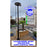 Pack lampadaire complet 3 mètres : Lampe solaire Série OVNI TRICOLORE 300 Watts 3000K / 4000K / 6000K + Mât STANDARD 3 mètres  (V1 EVO ou V4 EVO - Avec trappe)