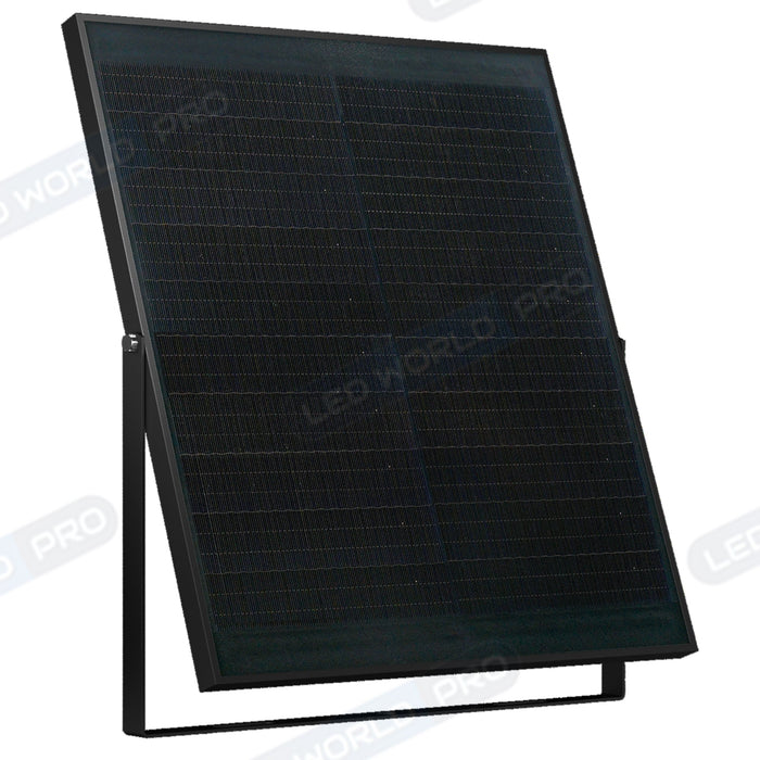 Pack lampadaire solaire complet 3 mètres : Projecteur LED solaire - Série BIG BOY V3 - 700 Watts - 4200 Lumens - 4000k + Mât STANDARD - 3 mètres au choix (Série STANDARD V1 EVO ou V4 ECO ou V4 EVO  - Avec trappe) + Tête de mât rectangulaire