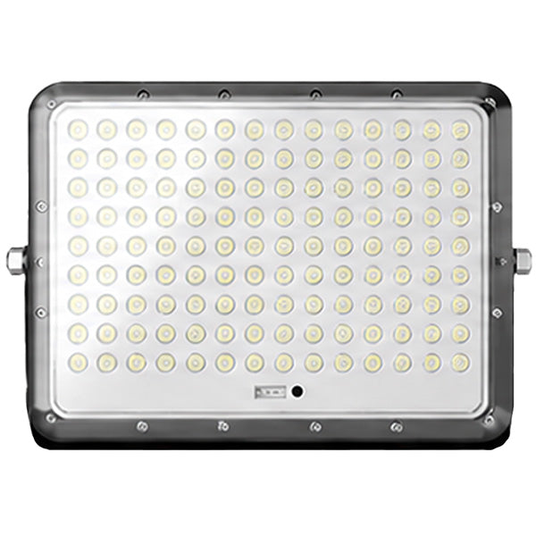 Pack de 2x Projecteurs LED solaires - Série PERFORMANCE V2 - 400 Watts - 6000 Lumens - Angle 90° - IP65 - Lampe 30 x 23 x 4 cm - Avec télécommande - Capteur crépusculaire - 6000k