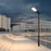 Pack lampadaire solaire complet 3/4/5/6 mètres au choix : Lampe solaire Série VIEW V2 EVO + Mât EVO - Entraxe des trous 200mm - Noir