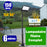 Pack lampadaire filaire complet 6 mètres : Projecteur LED filaire - Série CITY PLUS ULTRA - CCT - 150 Watts - 22 500 Lumens + Mât STANDARD - 6 mètres avec trappe au choix (Série STANDARD V2 EVO ou Série STANDARD V4 EVO) + Tête de mât rectangulaire