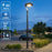 Pack lampadaire filaire complet 4 mètres : Lampe filaire - Série OVALI ALEN - 50 Watts - 5000k + Mât STANDARD V4 ECO 4 mètres NOIR avec trappe - Entraxe latéral des trous 160mm