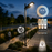 Pack lampadaire solaire complet 3/4/5/6 mètres au choix : Lampe solaire STREET EVO V2 + Mât STANDARD V1 EVO - Entraxe des trous 200mm - Noir
