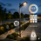 Pack lampadaire solaire complet 3/4/5/6 mètres au choix : Lampe solaire STREET EVO V2 + Mât EVO - Entraxe des trous 200mm - Noir
