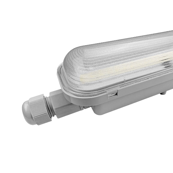 Pack de 9x Réglettes LED étanches - Série PRO190 - CONNECTABLES - HAUT RENDEMENT - 120cm - 36 Watts - 6840 Lumens - 190 Lumens/Watt - Angle 105° - IP65 - 120 x 7 x 6 cm - Protection à l'impact IK08 - 4000K/5700K au choix - Garantie 5 ans