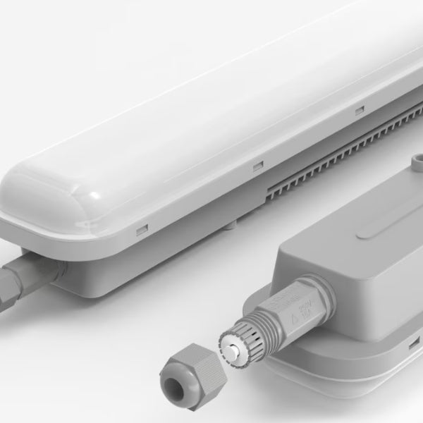 Pack de 9x Réglettes LED étanches - Série PRO190 - CONNECTABLES - HAUT RENDEMENT - 120cm - 36 Watts - 6840 Lumens - 190 Lumens/Watt - Angle 105° - IP65 - 120 x 7 x 6 cm - Protection à l'impact IK08 - 4000K/5700K au choix - Garantie 5 ans