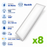 Pack de 8x Dalles LED - Dernière génération - BACKLIT - 30 x 120 cm - Série AMBITION L110 – 36 Watts - 3960 Lumens - 110 Lumens/Watt - Angle 120° - IP41 - UGR < 22 - 3000k/4000k/6000k - Garantie 5 ans