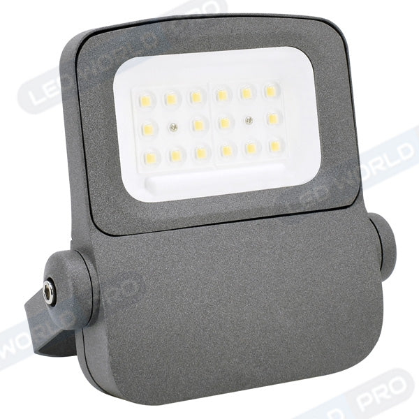 Projecteur LED filaire - Série ELITE V2 - 30 Watts - 5100 Lumens - 170 Lumens/Watt - Angle 90° - IP66 - IK08 - 27 x 23 x 5 cm - 4000K - Couleur GRIS - Transformateur INVENTRONICS - Garantie 5 ans