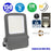 Projecteur LED filaire - Série ELITE V2 - 150 Watts - 25 500 Lumens - 170 Lumens/Watt - Angle 90° - IP66 - IK08 - 42 x 29 x 5 cm - 4000K - Couleur GRIS - Transformateur INVENTRONICS - Garantie 5 ans