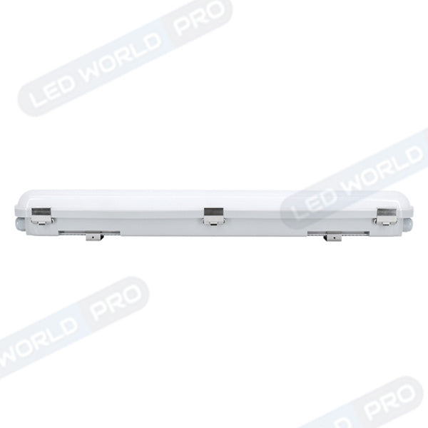 Pack de 8x Réglettes LED Étanches - Série ALR - 60CM - 16 Watts - 2700 Lumens - 170 Lumens/Watt - Angle 120° - IP66 - Protection à l'impact IK08 - 66 x 7 x 7 cm - 4000K - Garantie 5 ans