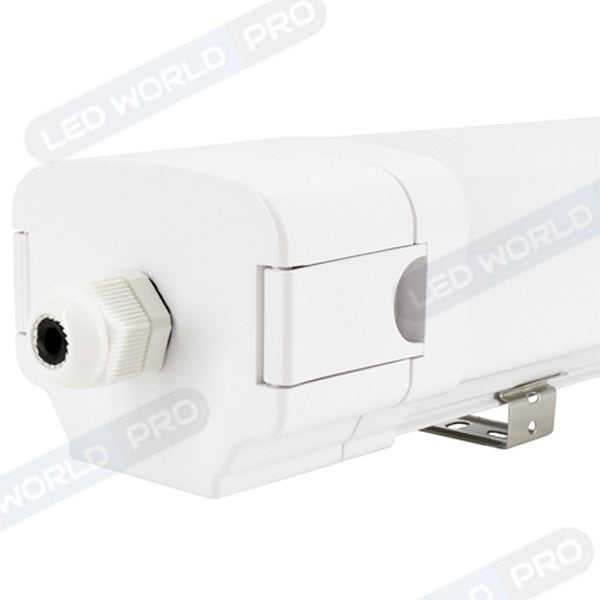Pack de 30x Réglettes LED Étanches - Série ALR - 60CM - 18 Watts - 2790 Lumens - 160 Lumens/Watt - Angle 120° - IP65 - Protection à l'impact IK08 - 62 x 8 x 7 cm - 4000K - Branchement en série possible - Garantie 5 ans