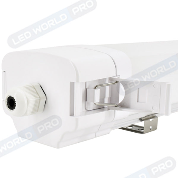 Pack de 30x Réglettes LED Étanches - Série ALR - 60CM - 18 Watts - 2790 Lumens - 160 Lumens/Watt - Angle 120° - IP65 - Protection à l'impact IK08 - 62 x 8 x 7 cm - 4000K - Branchement en série possible - Garantie 5 ans