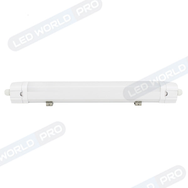 Pack de 30x Réglettes LED Étanches - Série ALR - 60CM - 18 Watts - 2790 Lumens - 160 Lumens/Watt - Angle 120° - IP65 - Protection à l'impact IK08 - 62 x 8 x 7 cm - 4000K - Branchement en série possible - Garantie 5 ans
