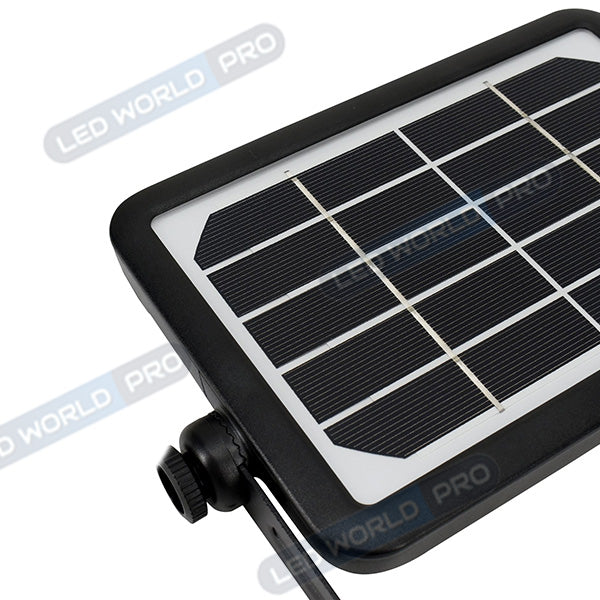 Pack de 2x Projecteurs LED solaires avec détecteur de mouvement - Série SOFT V1 - 500 Lumens - 23 x 15 x 4 cm - Angle 90° - IP65 - 4000k - Panneau solaire MONOCRISTALLIN - Avec détecteur de mouvement - Garantie 5 ans
