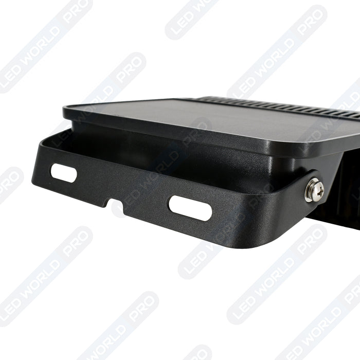 Projecteur LED solaire détecteur - Série SOFT V2 - 1000 Lumens - CCT (Couleur Changeante en Température) - Angle 120° - IP54 - 14 x 11 x 3 cm  - Panneau solaire MONOCRISTALLIN - Avec détecteur de mouvement - Capteur crépusculaire - 4 Modes