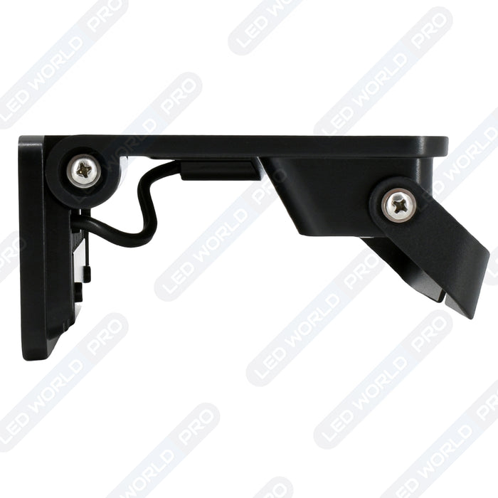 Projecteur LED solaire détecteur - Série SOFT V2 - 1000 Lumens - CCT (Couleur Changeante en Température) - Angle 120° - IP54 - 14 x 11 x 3 cm  - Panneau solaire MONOCRISTALLIN - Avec détecteur de mouvement - Capteur crépusculaire - 4 Modes