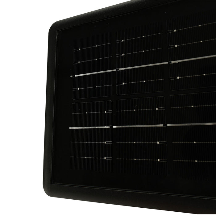 Pack de 4x Balises / Bornes LED Solaires à piquet - Série SPIKE - 2 x 50 Watts - 2x 130 Lumens - Angle 30° - IP65 - 3000K - 4 Modes - Cable 2x 2 mètres - Avec capteur crépusculaire - Panneau MONOCRISTALLIN