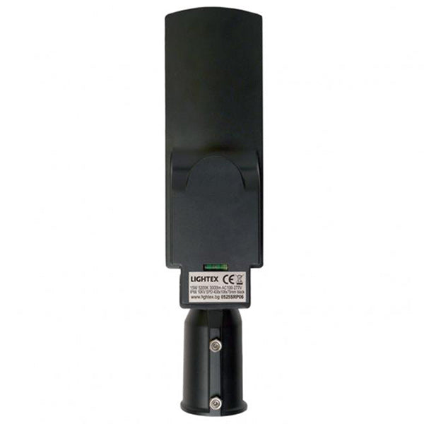 Lampe de rue filaire - Série STAR200 - 15 Watts - 3000 Lumens - 200 Lumens/Watt - Angle 146° x 98° - IP66 - 5200K - 44 x 11 x 8 cm - Tube d'insertion 60mm - Lentilles en PMMA - Support ajustable - Structure en ALUMINIUM - Garantie 5 ans