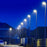 Lampe de rue filaire - Série STAR200 - 50 Watts - 10 000 Lumens - 200 Lumens/Watt - Angle 140° x 70° - IP66 - 5000K - 44 x 11 x 6 cm - Tube d'insertion 60mm - Lentilles en PMMA - Support ajustable - Structure en ALUMINIUM - Garantie 5 ans