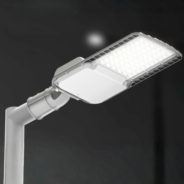 Lampe de rue filaire - Série STAR200 - 30W - 6 000 Lumens - 200 Lumens/Watt - Angle 140° x 70° - IP66 - 44 x 11 x 6cm - Tube d'insertion 60mm - 5000K- Garantie 5 ans&nbsp;