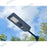 Pack 2x Lampes de rue solaire - Série STARSHIP - Rendu lumineux 800 Watts - 2400 Lumens - Couleur 4000K - Angle 150x70° - IP65 - Dimensions 70 x 30 x 8 cm - Tube d'insertion 45mm - Avec détecteur de mouvement - Télécommande - 3 modes de fonctionnement