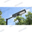 Lampe de rue solaire - Série STARSHIP - Rendu lumineux 1200 Watts - 3600 Lumens - Couleur 3000K - Angle 150x70° - IP65 - Dimensions 82 x 30 x 8 cm - Tube d'insertion 45mm - Avec détecteur de mouvement - Télécommande - 3 modes de fonctionnement