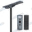 Pack lampadaire complet 3 mètres : Lampe solaire Série STARSHIP ULTRA 4500 - 1600 Watts - 4500 Lumens - 3000K + Mât STANDARD 3 mètres