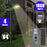 Pack lampadaire solaire complet 3/4/5/6 mètres au choix : Lampe solaire Série STARSHIP ULTRA + Mât EVO - Entraxe des trous 200mm - Noir/Gris au choix