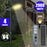 Pack lampadaire solaire complet 3/4/5/6 mètres au choix : Lampe solaire Série STARSHIP ULTRA + Mât EVO - Entraxe des trous 200mm - Noir/Gris au choix