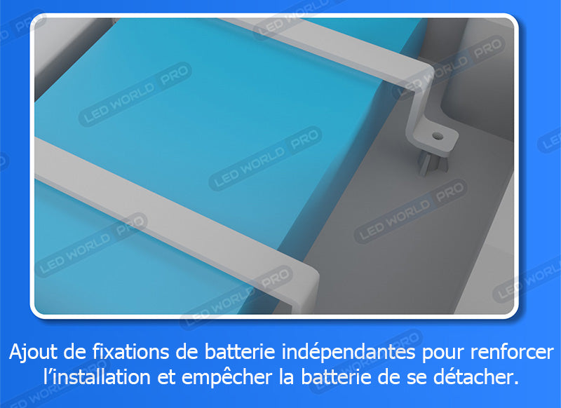 Pack lampadaire complet 4 mètres : Lampe solaire Série STARSHIP ULTRA BLACK 1600 Watts - 4400 Lumens - 3000K + Mât STANDARD 4 mètres au choix ( V1 EVO ou V4 ECO - Avec trappe) + Adaptateur ajustable 80/60mm