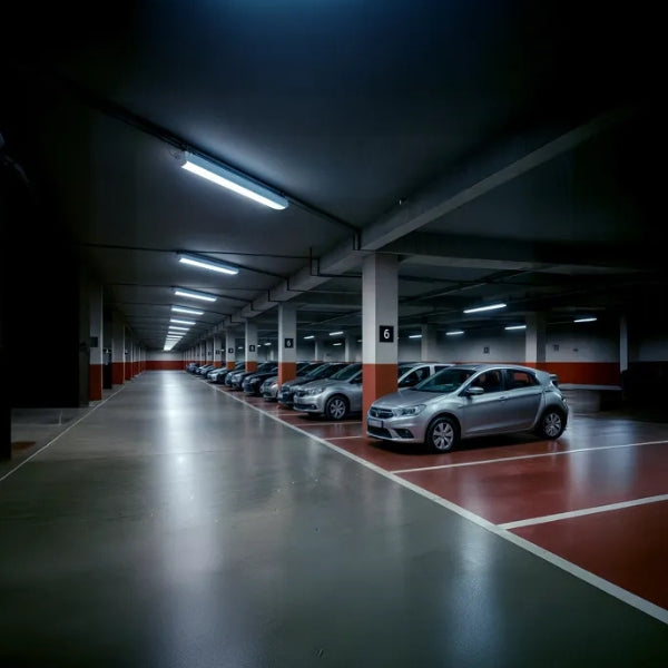 Pack de 9x Réglettes LED Étanches - Série STYNG - 130CM - Connectable - Puissance ajustable - 5200 Lumens - 130 Lumens/Watt - Angle 120° - IP65 - 128 x 9 x 8 cm - CCT Ajustable - Garantie 5 ans