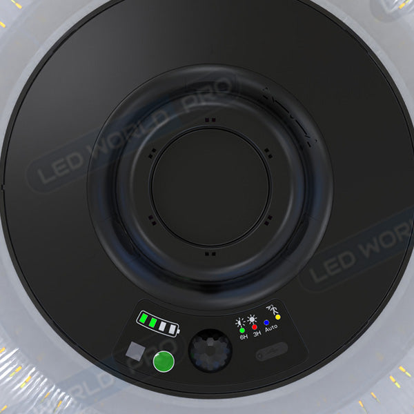 Pack lampadaire solaire complet 5 mètres : Lampe solaire - Série OVNI SUNFLOWER V2 - 250 Watts - CCT(3000k+6500k) + Mât STANDARD V1 EVO 5 mètres + Adaptateur 60/80mm