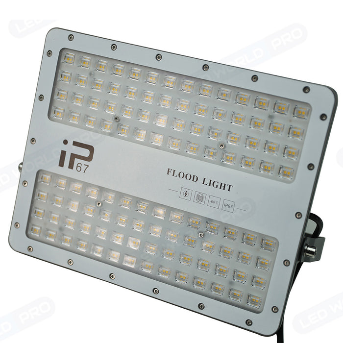 DERNIER DU STOCK : Projecteur LED filaire - Série ELITE - 400 Watts - 48 000 Lumens - 120 Lumens / Watt -  Angle 140x70° - IP67 - Protection à l'impact IK08 - 42 x 32 x 4 cm - Couleur 6000k