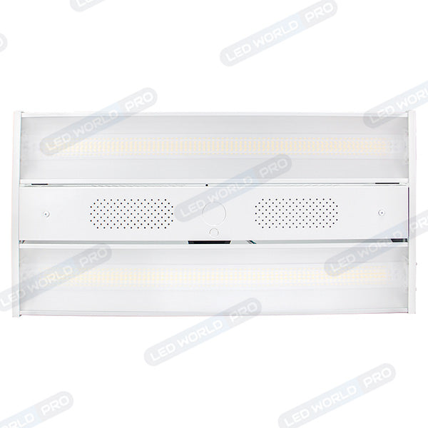 Pack 4x Lampes industrielles linéaires – Série FUSION - 110 Watts - Couleur ajustable 3000 / 4000 / 6000k - 140 Lumens/Watt - IP40 - Angle 120° - 60 x 30 x 4,7 cm - Dimmable