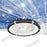 Pack de 10x Lampes industrielles UFO - Série LIGHT V2 - 150 Watts - 15 000 Lumens - 100 Lumens/Watt - Angle 120° - IP65 - Protection à l'impact IK08 - 26 x 5 cm - Couleur éclairage 6000K - Garantie 3 ans