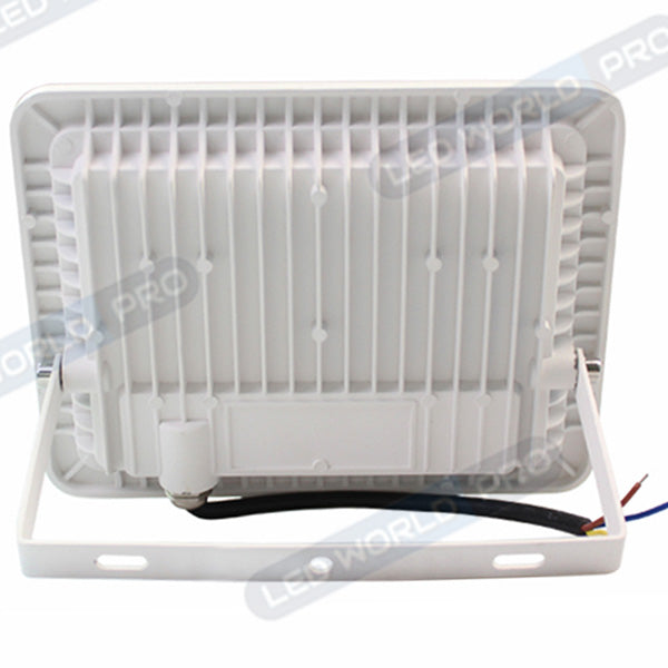 Projecteur LED filaire - Série PAD - 10 Watts - 1000 Lumens - 100 Lumens/Watt - Angle 120° - IP66 - 10 x 7 x 3 cm - Modèle blanc - 6000k