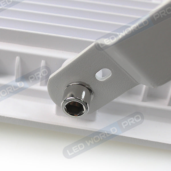 Projecteur LED filaire - Série PAD - 20 Watts - 2000 Lumens - 100 Lumens/Watt - Angle 120° - IP66 - 13 x 8 x 3 cm - Modèle blanc - 6000k