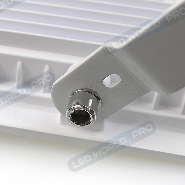 Projecteur LED filaire - Série PAD - 10 Watts - 1000 Lumens - 100 Lumens/Watt - Angle 120° - IP66 - 10 x 7 x 3 cm - Modèle blanc - 6000k